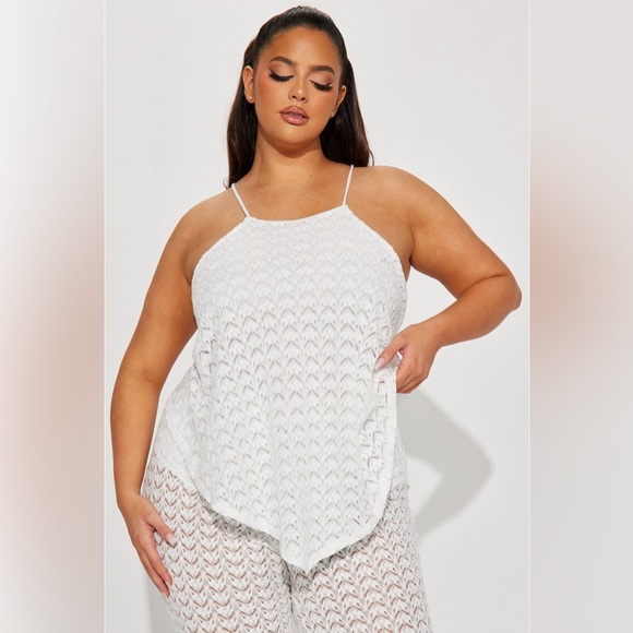 Nwt Fashion Nova White Lace Jumpsuit - Picture 6 of 6